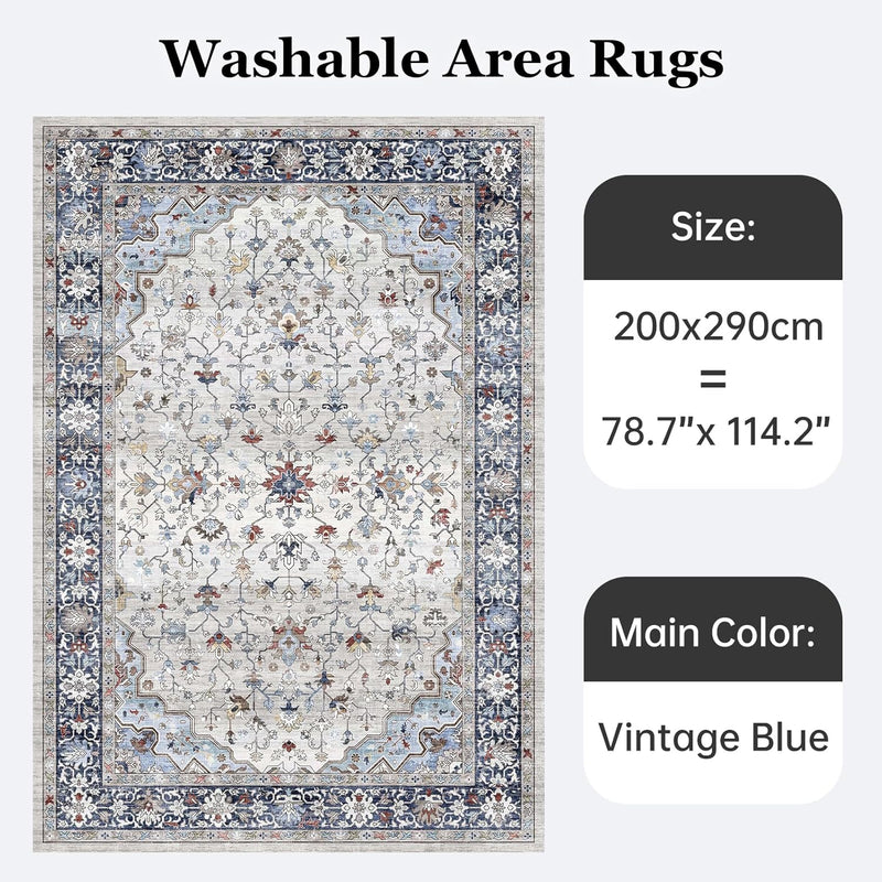 Large Rugs for Living Room Faux Wool
