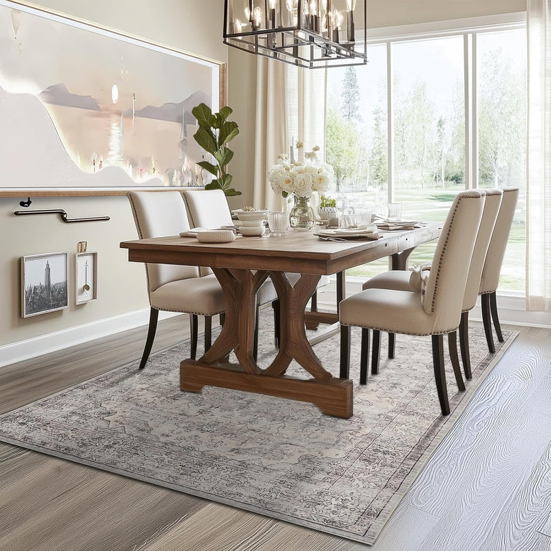 Large Rugs for Living Room Faux Wool