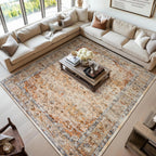 Large Rugs for Living Room Faux Wool