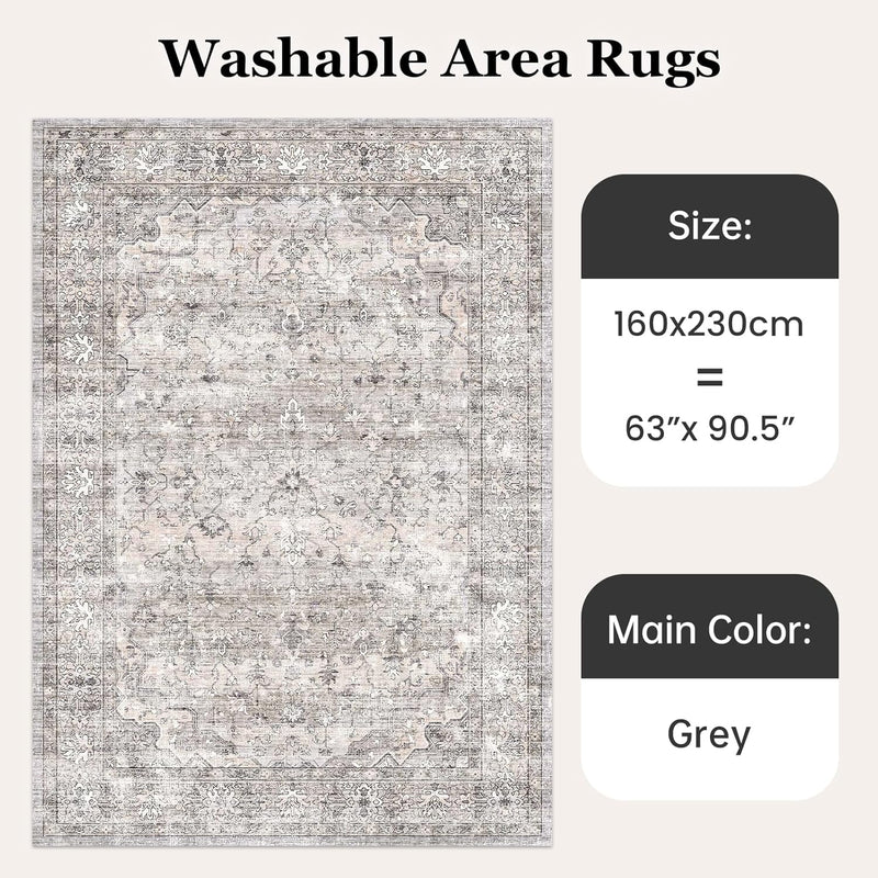 Large Rugs for Living Room Faux Wool