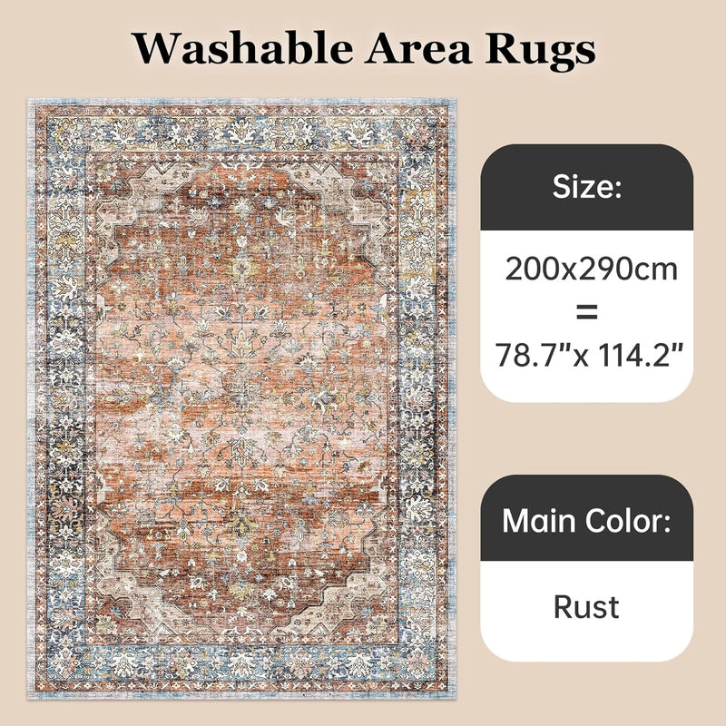 Large Rugs for Living Room Faux Wool