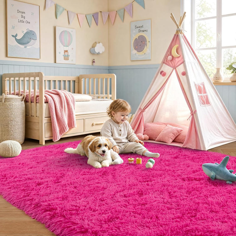 Large Rugs for Living Room Fluffy