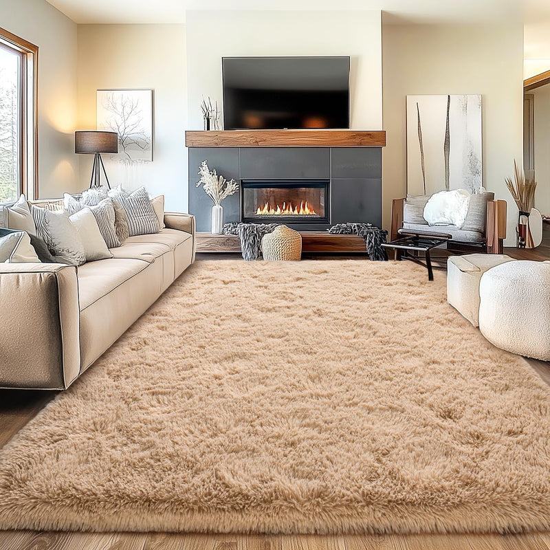 Large Rugs for Living Room Fluffy