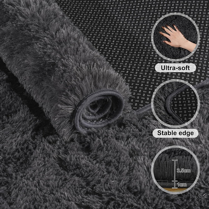 Large Rugs for Living Room Fluffy