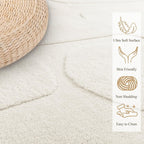 Large Rugs for Living Room Fluffy Short Pile