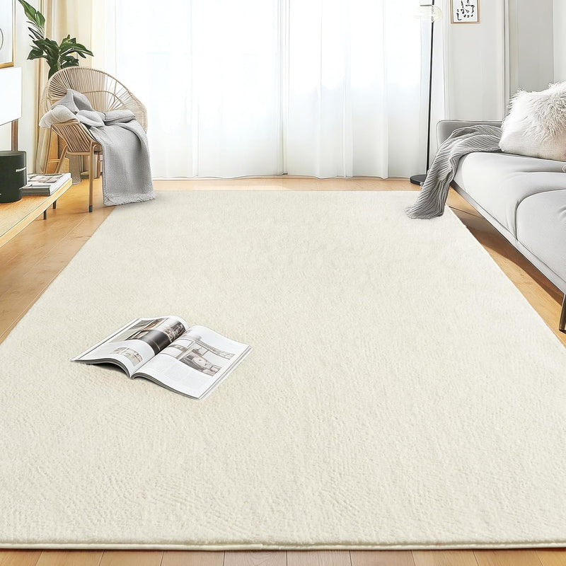 Soft Washable Rugs for Living Room Fluffy