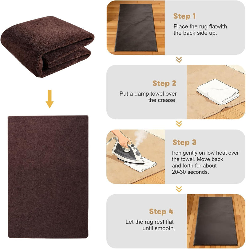 Soft Washable Rugs for Living Room Fluffy