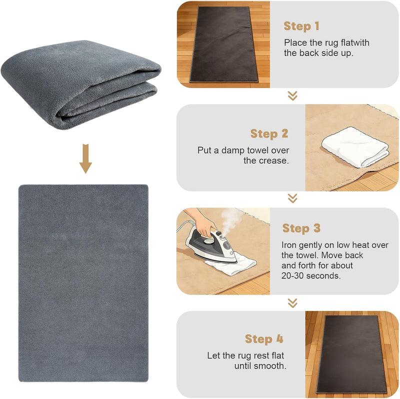 Soft Washable Rugs for Living Room Fluffy