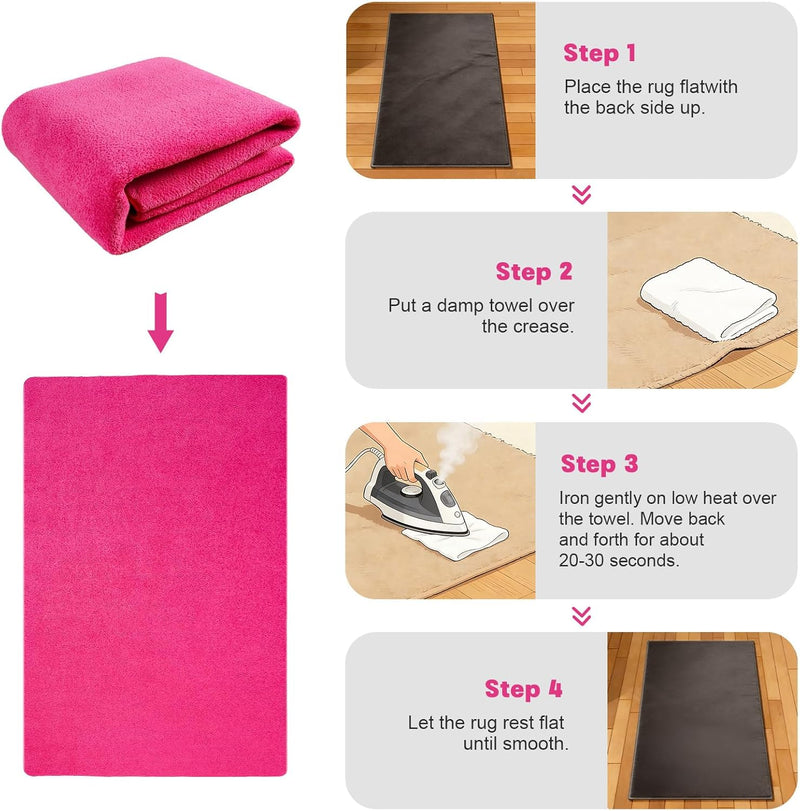 Soft Washable Rugs for Living Room Fluffy