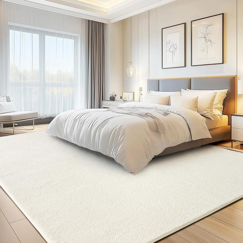 Soft Washable Rugs for Living Room Fluffy