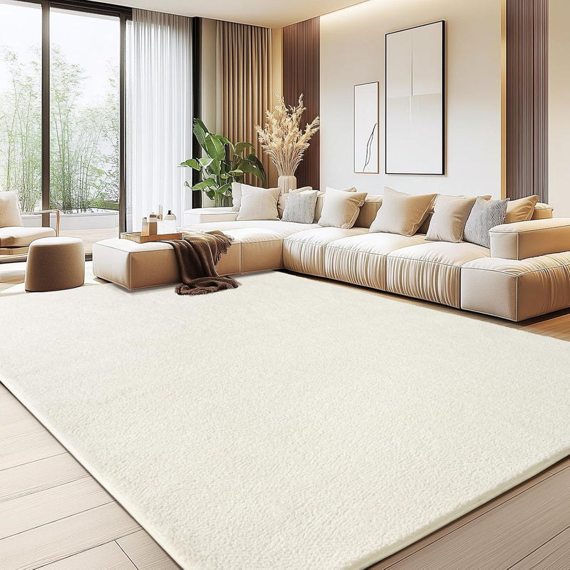 Soft Washable Rugs for Living Room Fluffy
