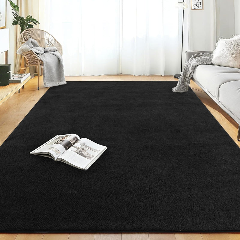 Soft Washable Rugs for Living Room Fluffy