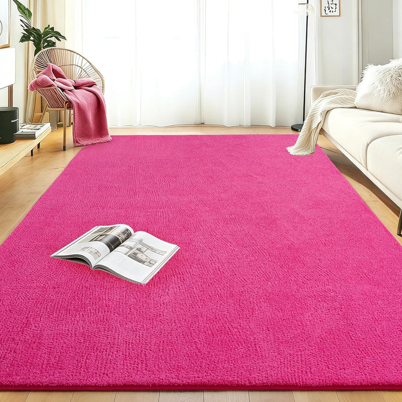 Soft Washable Rugs for Living Room Fluffy