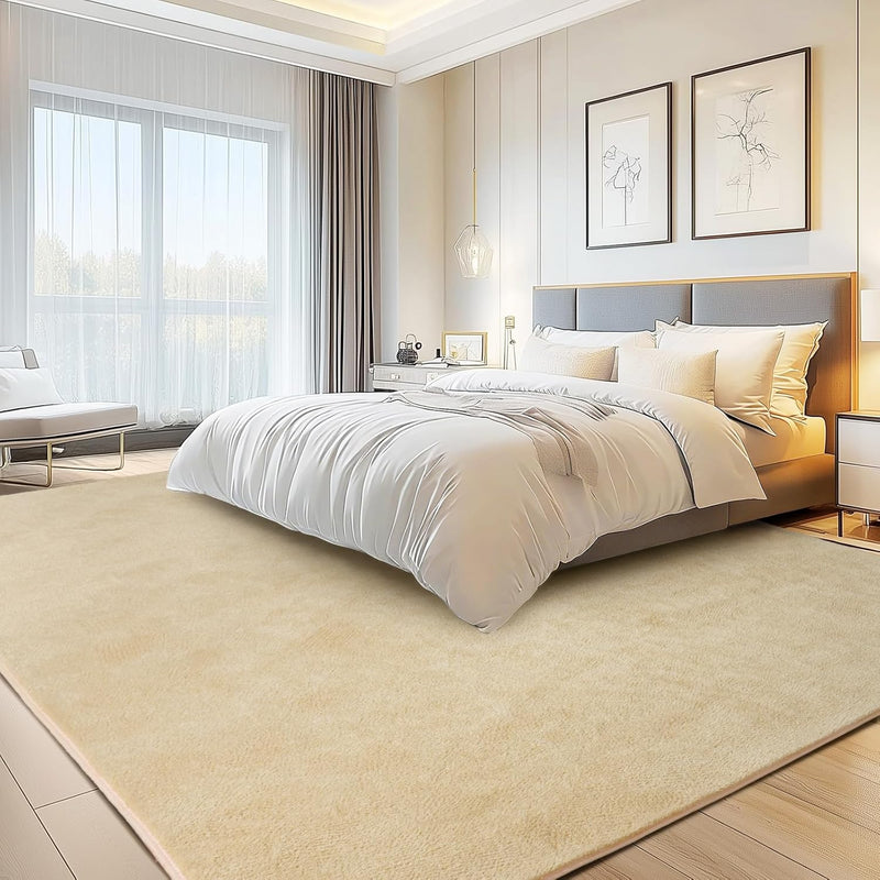 Soft Washable Rugs for Living Room Fluffy
