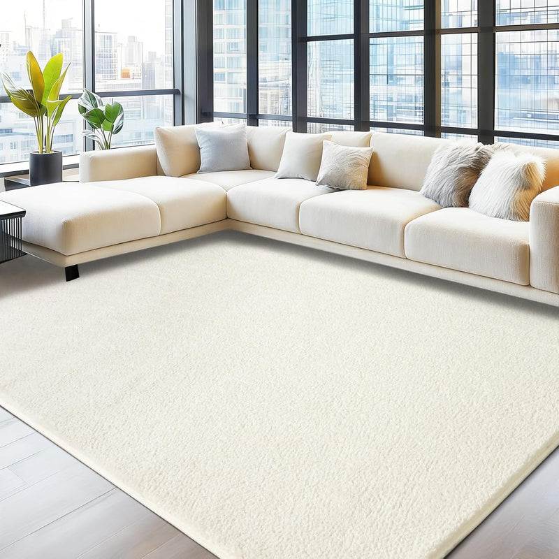 Soft Washable Rugs for Living Room Fluffy