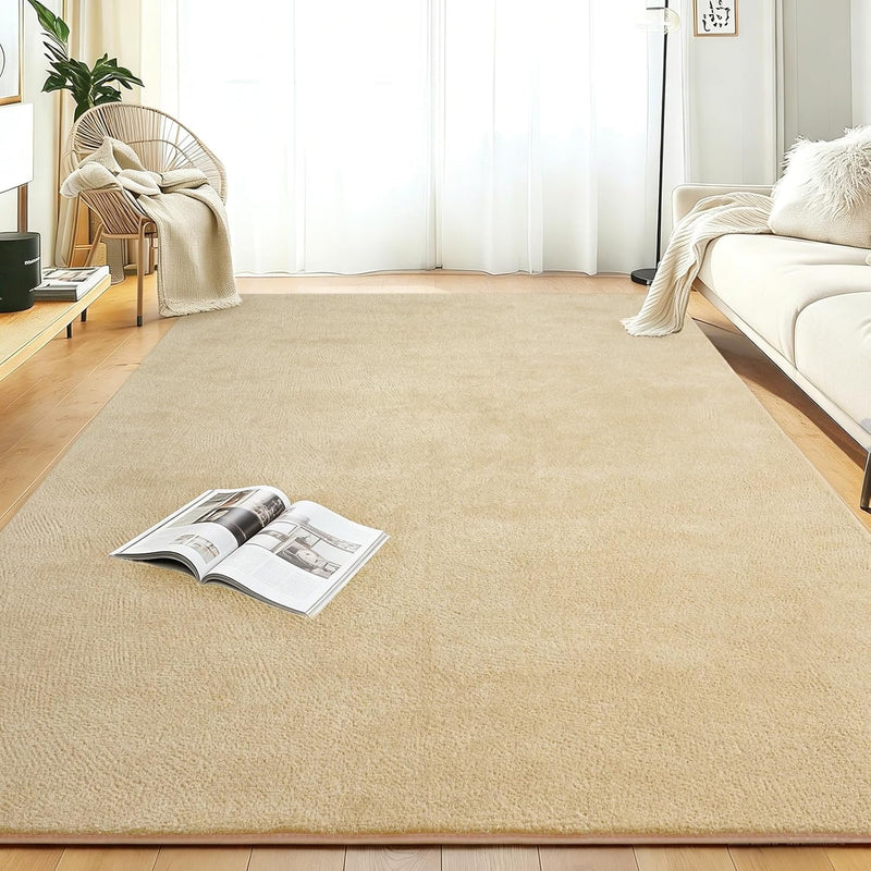 Soft Washable Rugs for Living Room Fluffy