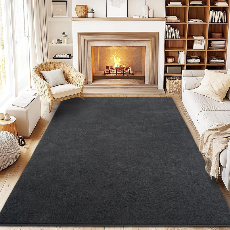Soft Washable Rugs for Living Room Fluffy
