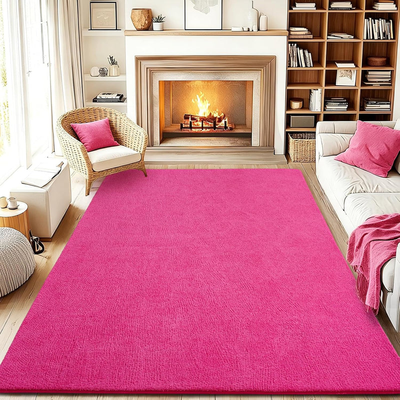 Soft Washable Rugs for Living Room Fluffy