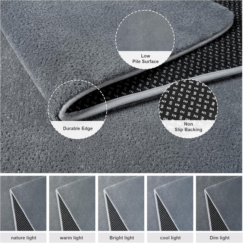 Soft Washable Rugs for Living Room Fluffy