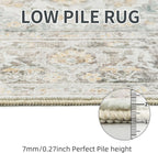 Large Rugs for Living Room Vintage Washable
