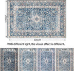 Large Rugs for Living Room Vintage Washable