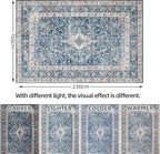 Large Rugs for Living Room Vintage Washable