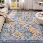 Large Rugs for Living Room Vintage Washable