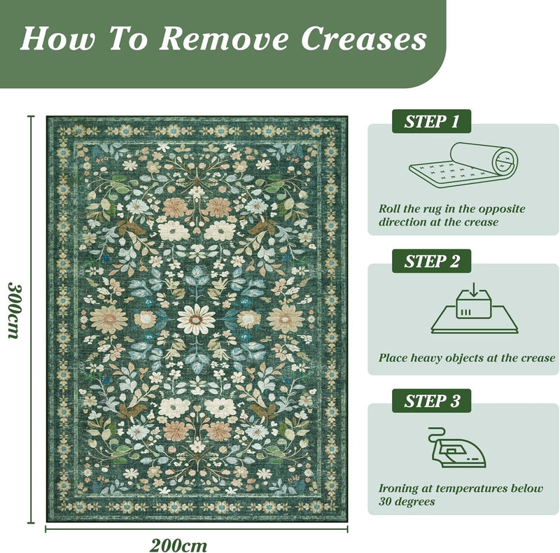 Large Rugs for Living Room Washable Area