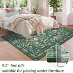 Large Rugs for Living Room Washable Area