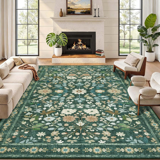 Large Rugs for Living Room Washable Area