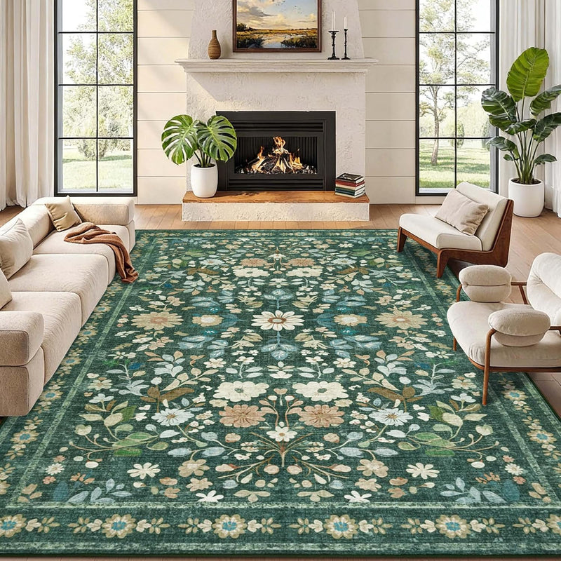 Large Rugs for Living Room Washable Area