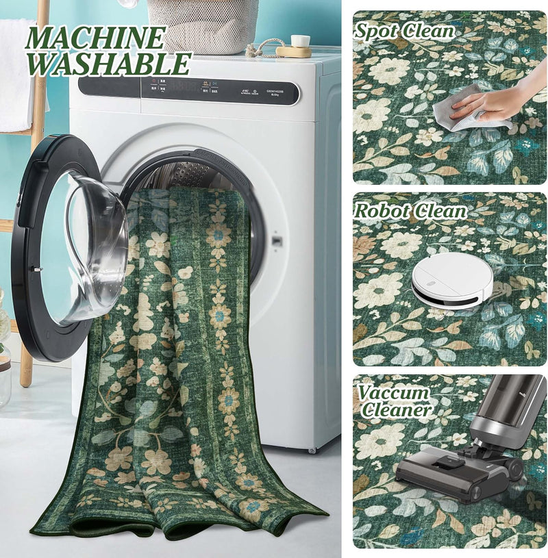 Large Rugs for Living Room Washable Area