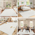 Large Rugs Living Room Fluffy Short Pile Washable