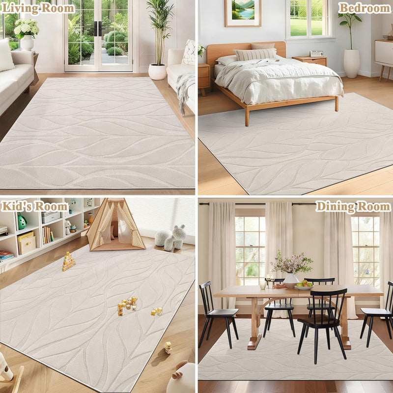 Large Rugs Living Room Fluffy Short Pile Washable