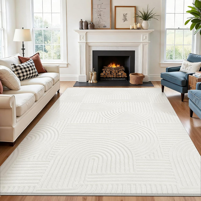 Large Rugs Living Room Fluffy Short Pile Washable