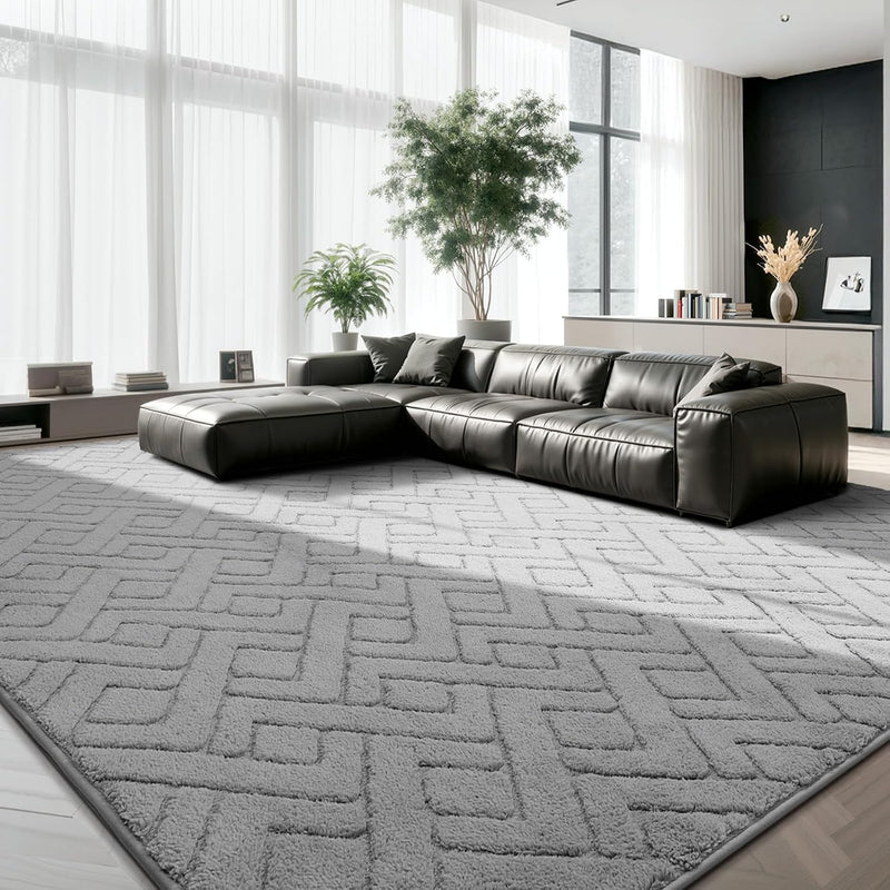 Large Rugs Living Room Fluffy Washable