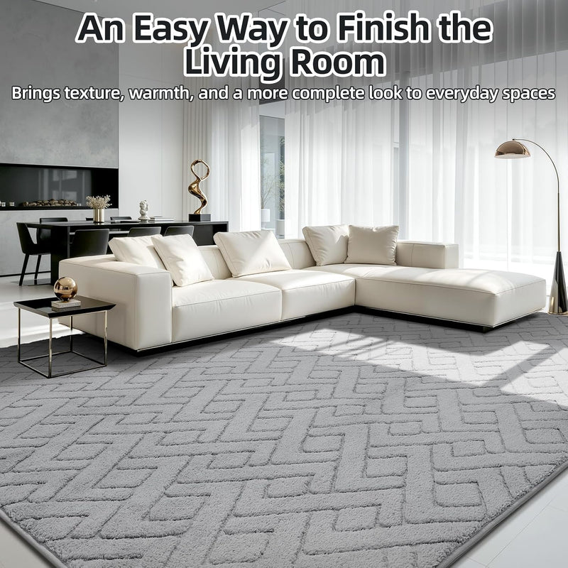 Large Rugs Living Room Fluffy Washable