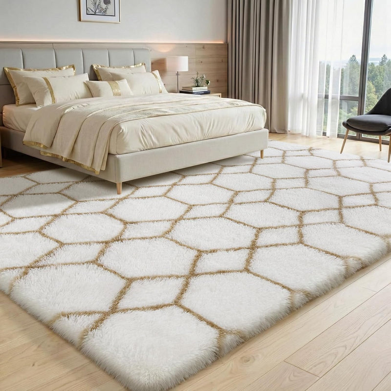 Large Rugs Living Room Shaggy for Bedroom