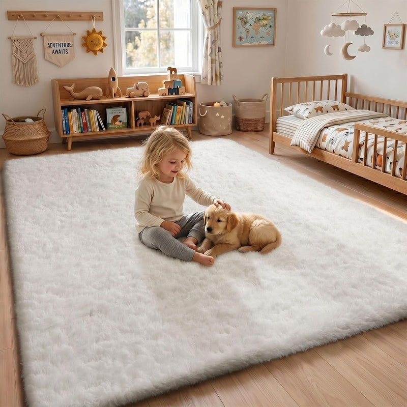 Large Rugs Living Room Shaggy for Bedroom