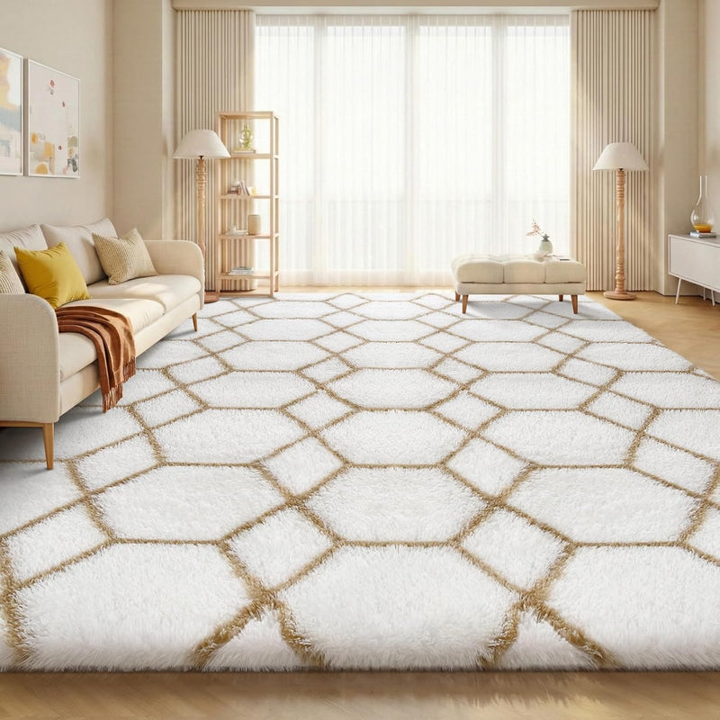 Large Rugs Living Room Shaggy for Bedroom