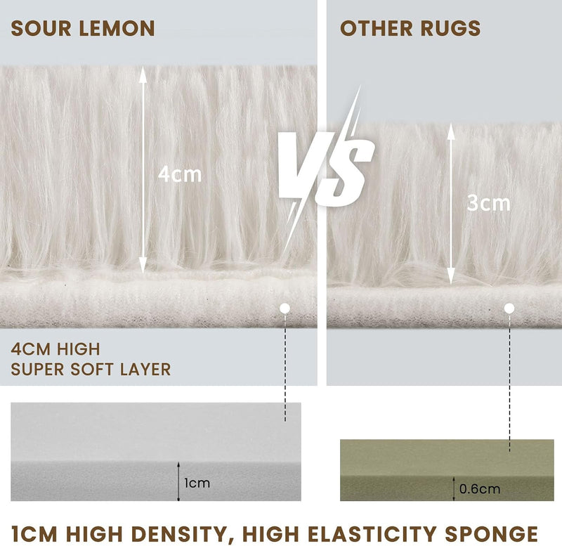 Large Rugs Living Room Shaggy for Bedroom