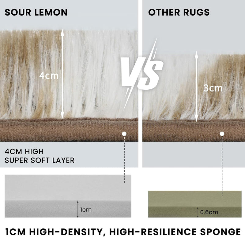 Large Rugs Living Room Shaggy for Bedroom