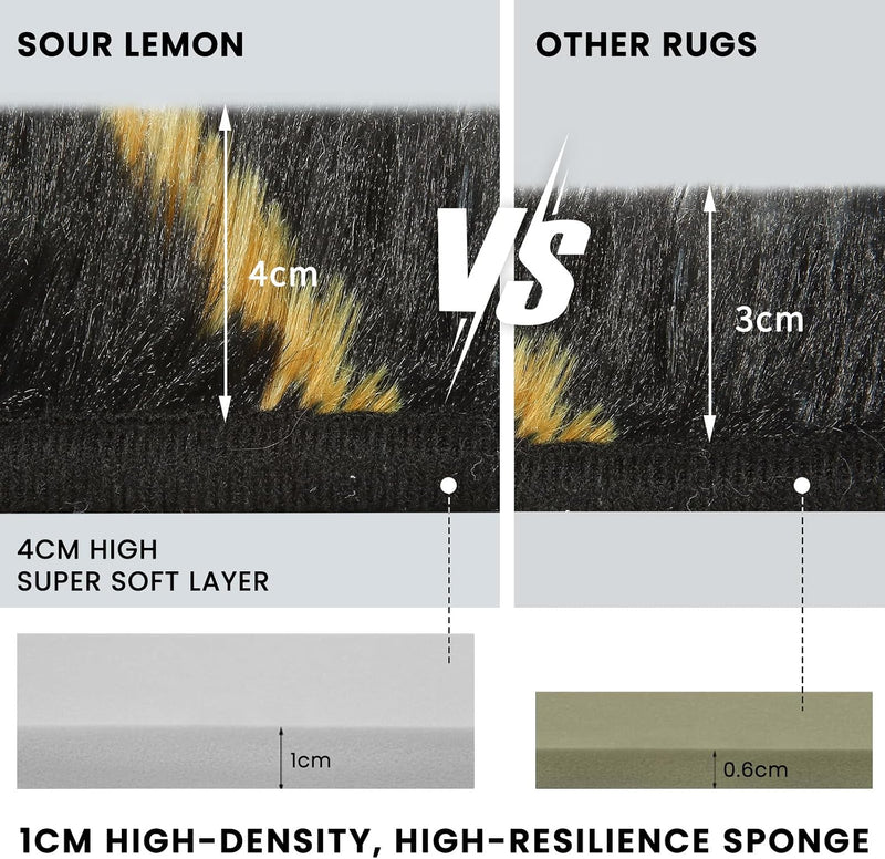 Large Rugs Living Room Shaggy for Bedroom