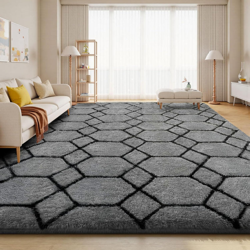 Large Rugs Living Room Shaggy for Bedroom
