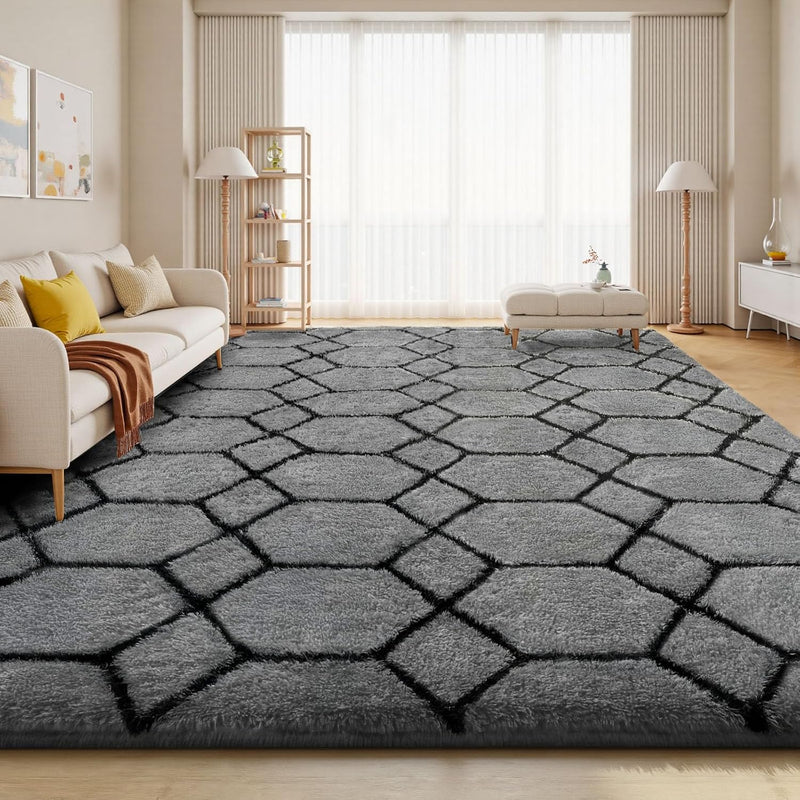 Large Rugs Living Room Shaggy for Bedroom