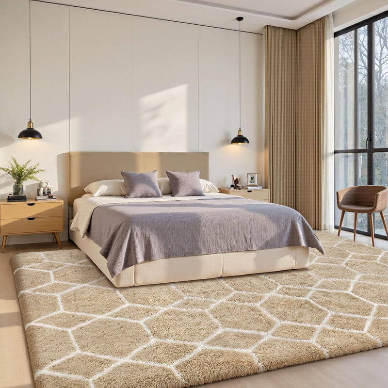 Large Rugs Living Room Shaggy for Bedroom