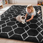 Large Rugs Living Room Shaggy for Bedroom
