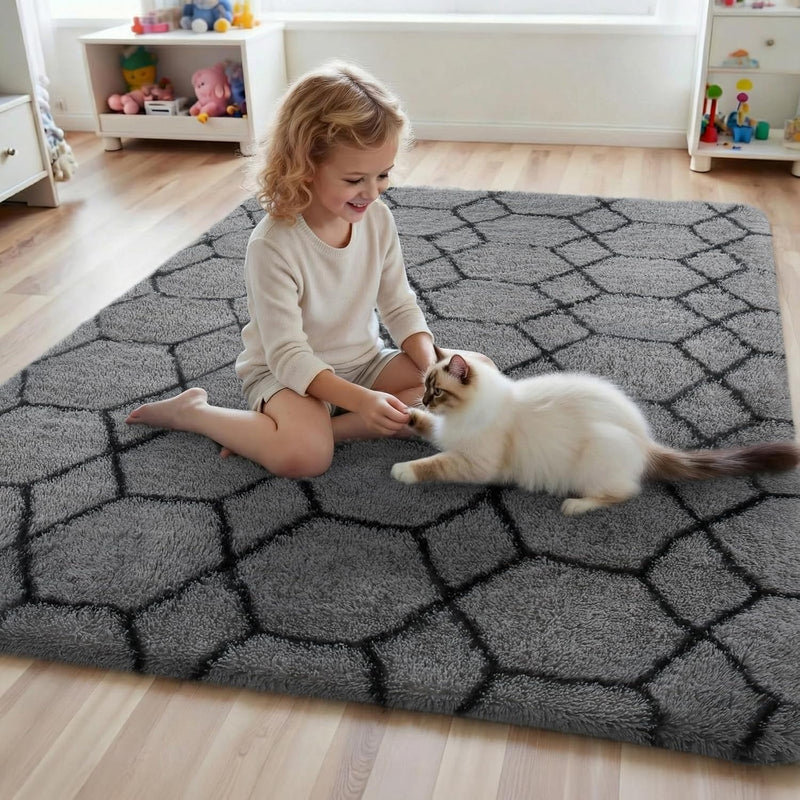 Large Rugs Living Room Shaggy for Bedroom