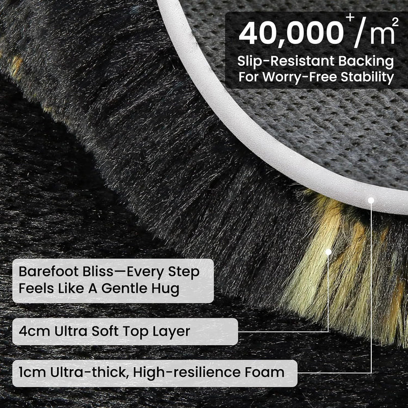 Large Rugs Living Room Shaggy for Bedroom