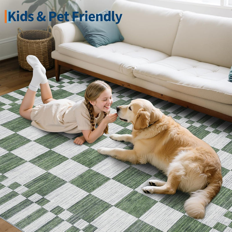 Large Rugs Living Room Washable